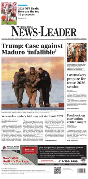 Cover of Springfield News-Leader