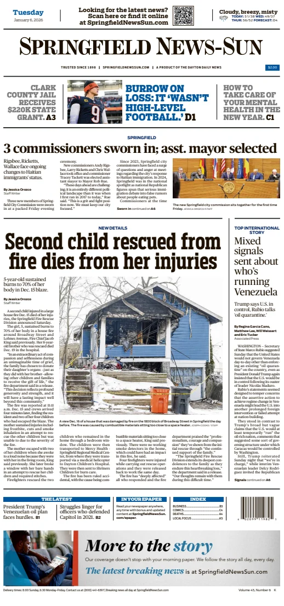 Cover of Springfield News-Sun