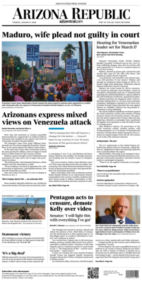 Cover of The Arizona Republic