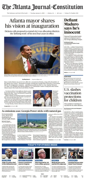 Cover of The Atlanta Journal-Constitution