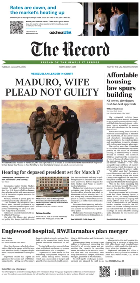 Cover of The Bergen Record