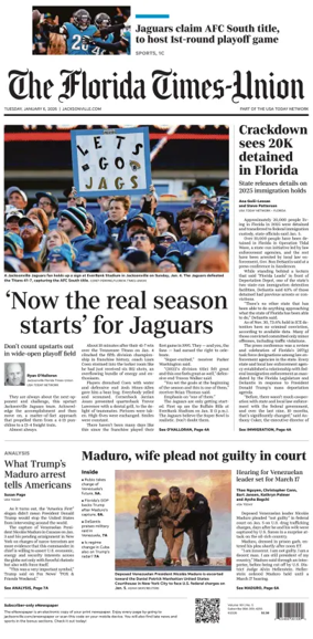 Cover of The Florida Times-Union