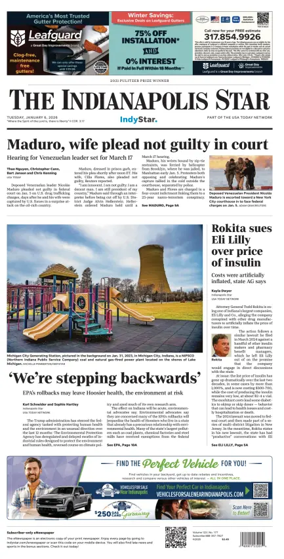 Cover of The Indianapolis Star
