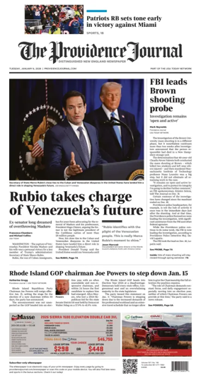 Cover of The Providence Journal