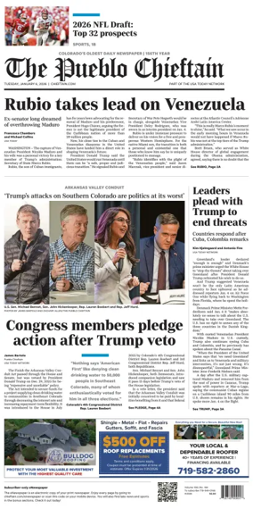 Cover of The Pueblo Chieftain