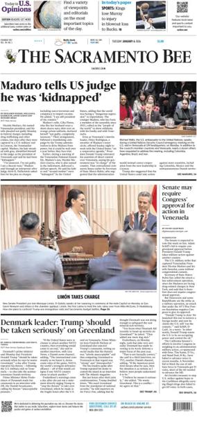 Cover of The Sacramento Bee