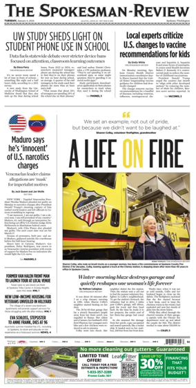 Cover of The Spokesman-Review (Spokane)