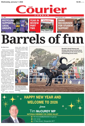 Cover of The Cobram Courier