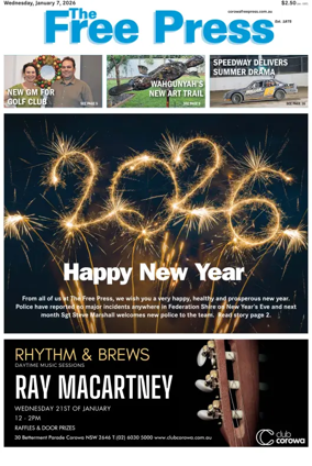 Cover of The Free Press (Corowa)