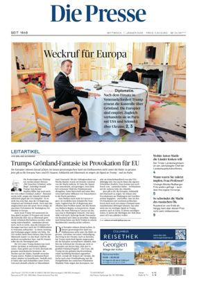Cover of Die Presse