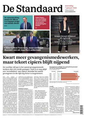 Cover of De Standaard