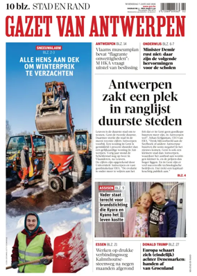 Cover of Gazet van Antwerpen Metropool Stad
