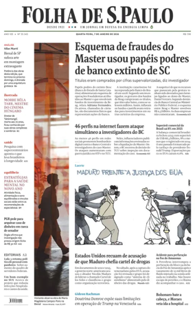 Cover of Folha De S.Paulo