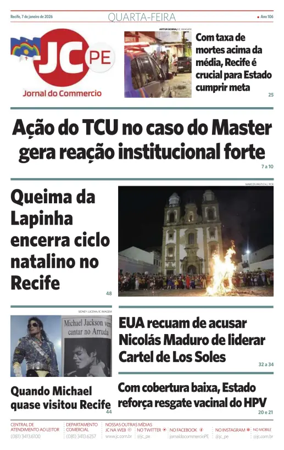 Cover of Jornal do Commercio