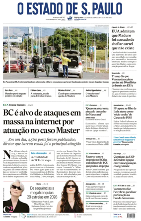 Cover of O Estado de S. Paulo