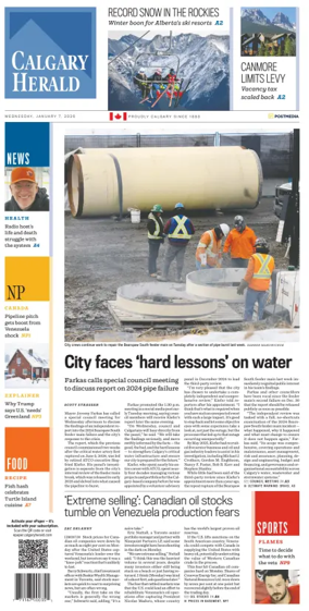 Cover of Calgary Herald