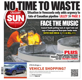 Cover of Calgary Sun