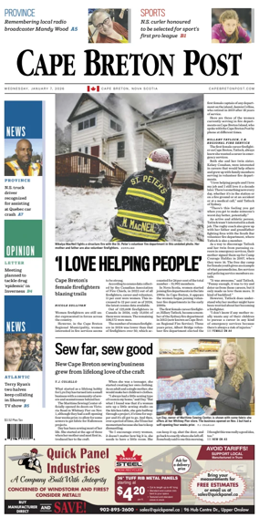 Cover of Cape Breton Post