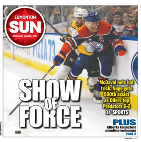 Cover of Edmonton Sun