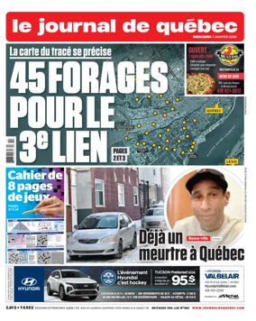 Cover of Le Journal de Quebec