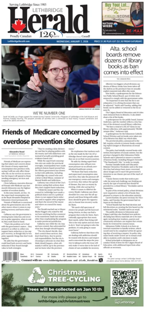 Cover of Lethbridge Herald