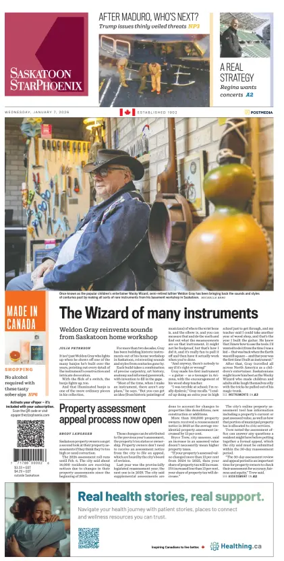 Cover of Saskatoon StarPhoenix