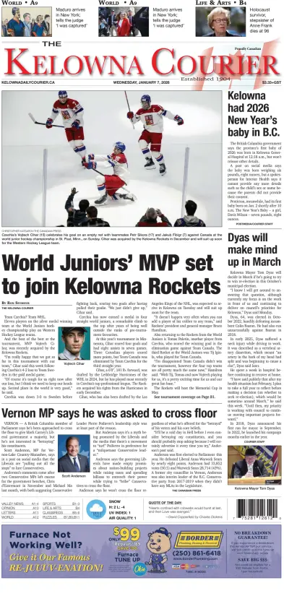 Cover of The Daily Courier