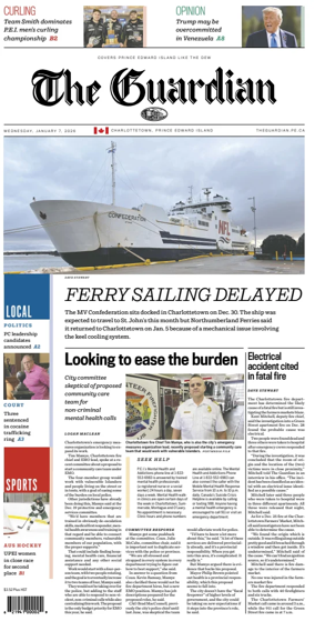 Cover of The Guardian (Charlottetown)