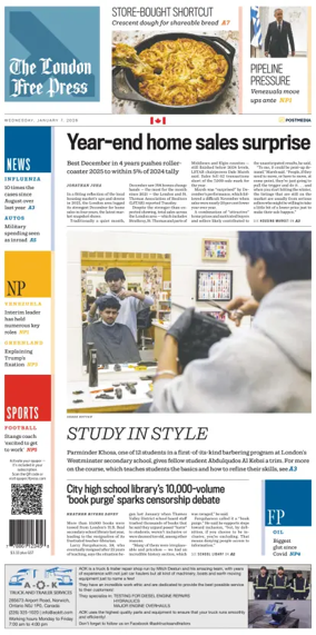 Cover of The London Free Press