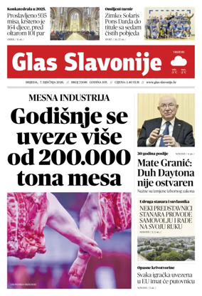 Cover of Glas Slavonije