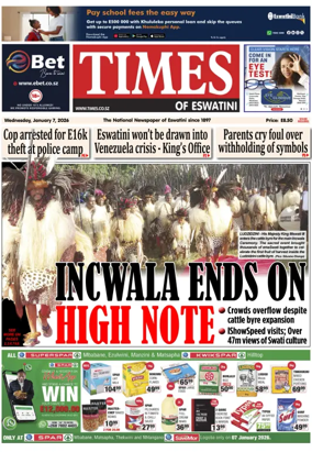 Cover of Times of Eswatini