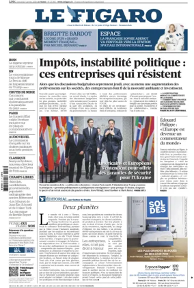 Cover of Le Figaro