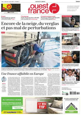 Cover of Ouest France (Dinan)