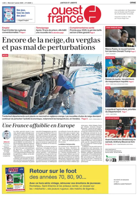 Cover of Ouest France (Orne)