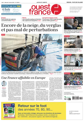 Cover of Ouest France (Redon / Pays de Vilaine)
