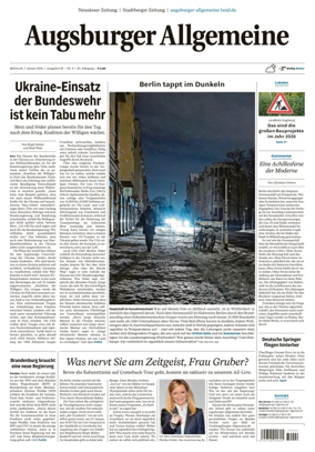 Cover of Augsburger Allgemeine (Land West)