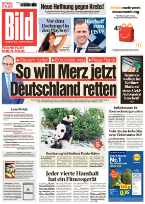 Cover of BILD Frankfurt