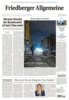 Cover of Friedberger Allgemeine