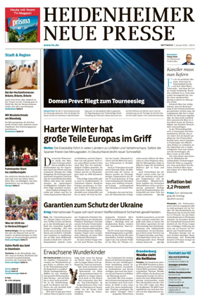 Cover of Heidenheimer Neue Presse
