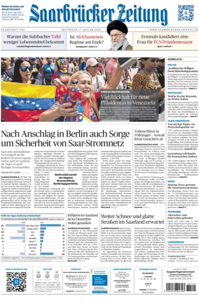 Cover of Saarbruecker Zeitung