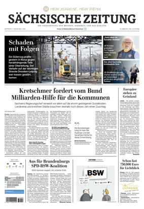 Cover of Sächsische Zeitung  (Meißen)