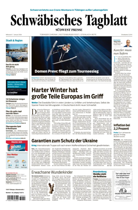 Cover of Schwabisches Tagblatt - Tubinger Chronik