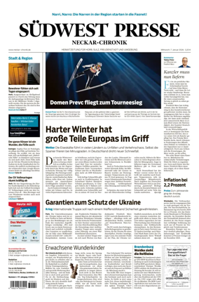 Cover of SUDWEST PRESSE - Neckar-Chronik