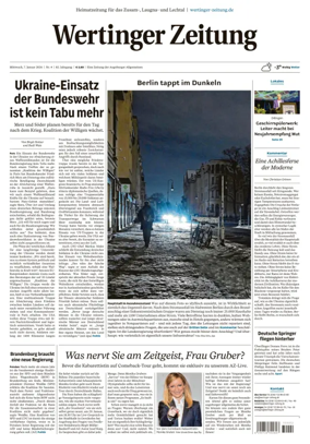 Cover of Wertinger Zeitung
