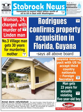 Cover of Stabroek News