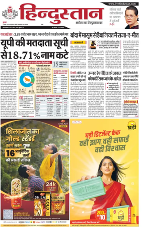 Cover of Hindustan (Kanpur)