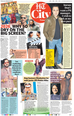 Cover of Hindustan Times (Patna) - Live