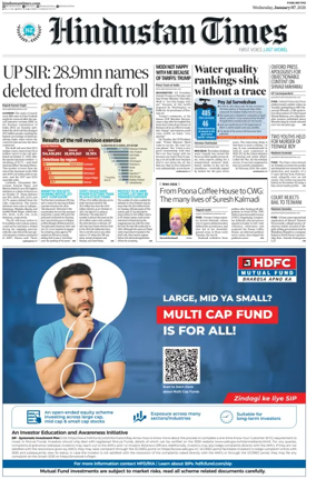Cover of Hindustan Times ST (Pune)