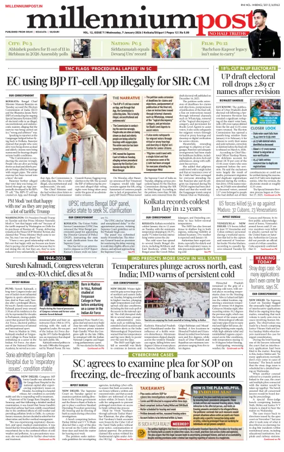 Cover of Millennium Post (Kolkata)