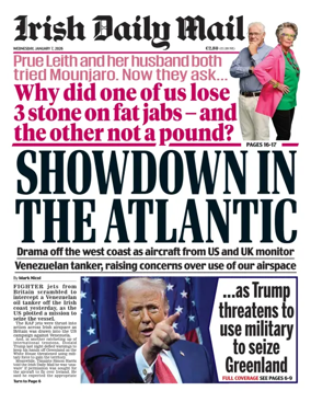 Cover of Irish Daily Mail